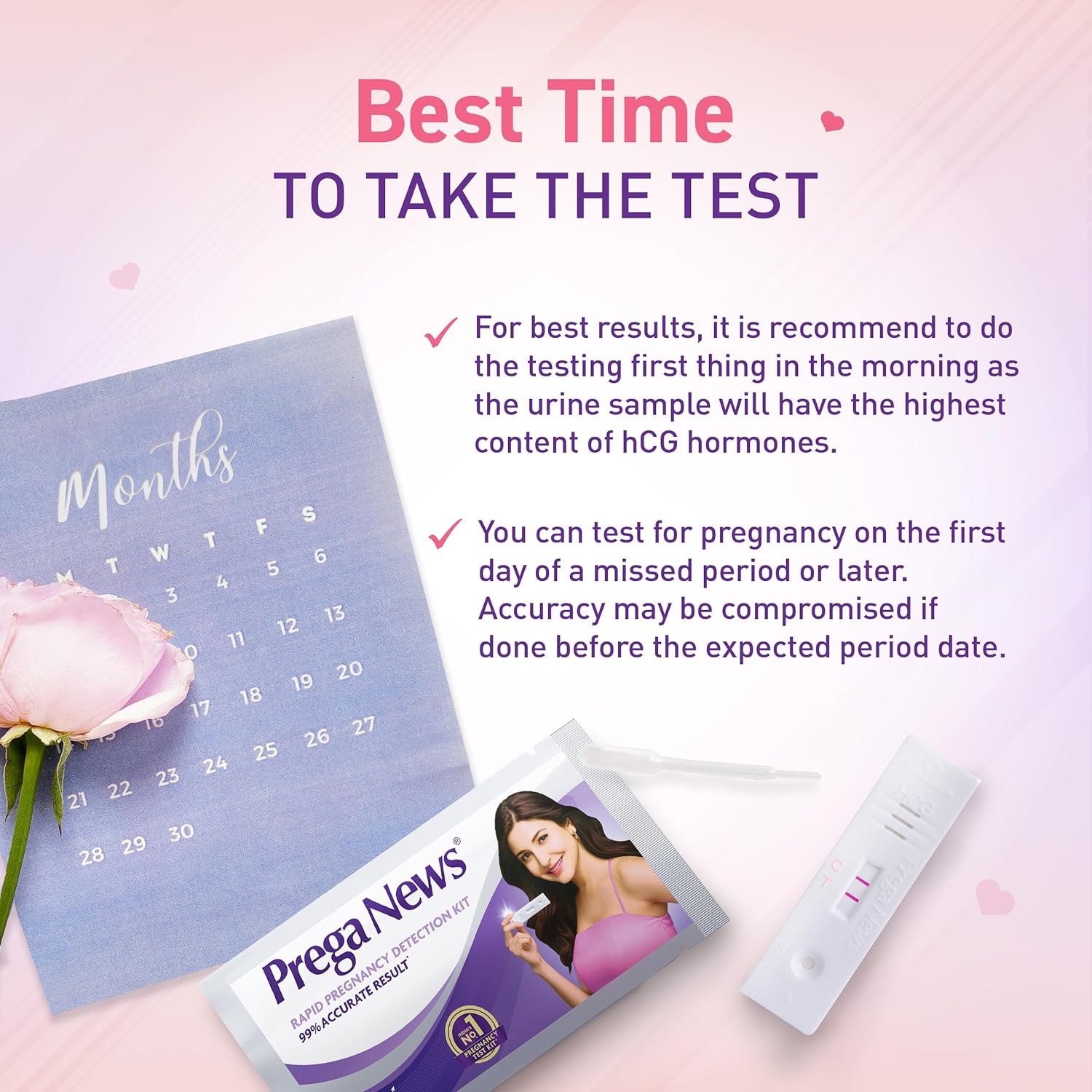 Hcg Pregnancy Test Kit best time to test