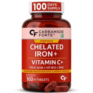 Carbamide Forte Chelated Iron with Vitamin C, B12, Folic Acid & Zinc