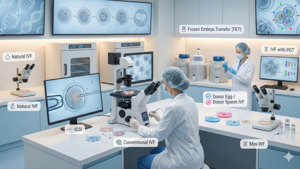 Types of In Vitro Fertilisation Techniques Explained